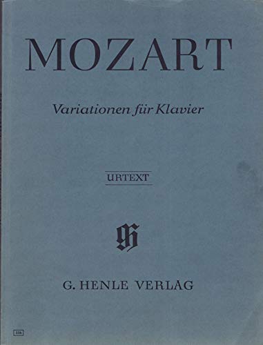 Variationen für Klavier: Besetzung: Klavier zu zwei Händen (G. Henle Urtext-Ausgabe)